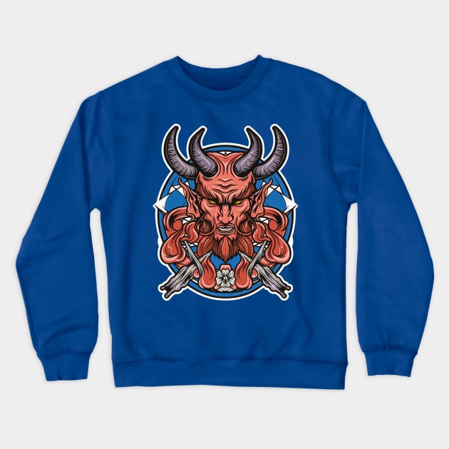 Metallic Whispers: Stanic Enchantments Crewneck Sweatshirt by Lucifer